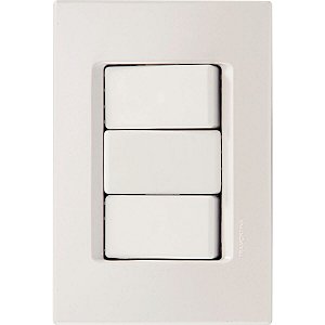 Conjunto Interruptor Simples 10A Izyflat Tramonti 57165040