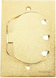 Tampa Unha Simples Rj45 4X2 Dourada Tramontina 56121208
