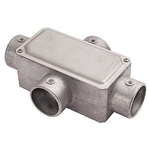 Condulete Fixo 1 Tipo X Tampa S/Rosca S/Pintura 56109033