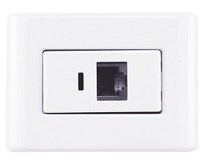 Conjunto Caixa Tomada Rj45 Cat6 10Pc Lizflex Tra 57304017