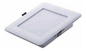Plafon Led Quadrado Embutir Slim 12W Biv 650 Tram 58026205