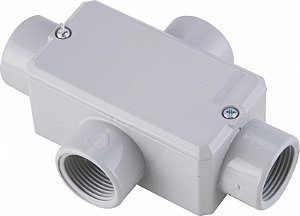Condulete Fixo X 3/4 Tampa Rosca Npt Pintado Tram 56109042
