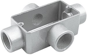 Condulete Fixo 3 X Tampa Rosca Bsp S/Pint Tramont 56109308