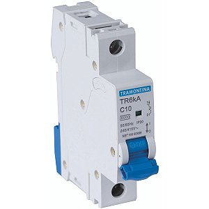 Disjuntor Tr6Ka 1P Unipolar 10A Curva C Tramontin 58011034