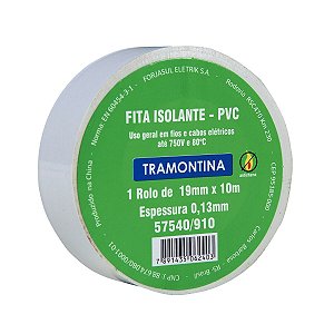 Fita Isolante Branca 10 M 0,13 Mm X 19 Mm 57545010