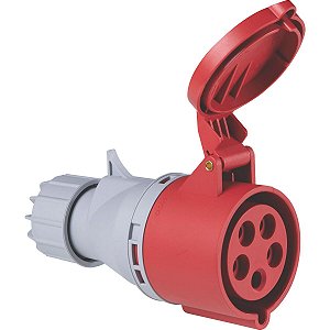 Tomada Acoplar 3P+N+T 32A 380-415V 6H Tramontina 56255139