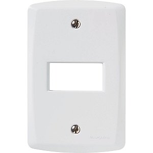 Placa 4X2 1P Horizontal Lux2 Branca 57105104