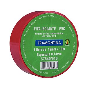 Fita Isolante Vermelha 10 M 0,13 Mm X 19 Mm 57546010