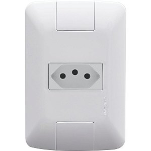 Cj Tomada 2P+T 10A Aria Branco Tramontina 57241010