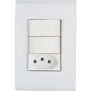 Conjunto Interruptor Simples Tomada 20A Liz Tramo 57170071