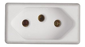 Módulo Tomada 2P+T 10 A 250 V Branco Liz Tramontina 57115030