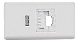 Módulo Tomada Telefone Rj 11 Branco Liz Tramontina 57115051
