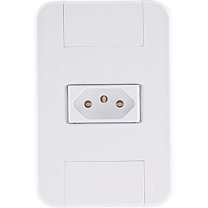 Conjunto 4X2 Tomada 2P+T 10Atablet Branco 57240010