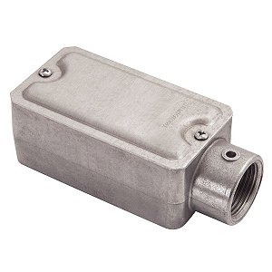 Condulete Fixo 1/2 Tipo E C/Tampa Rosca Bsp S/Pint 56102021