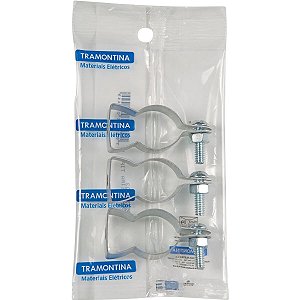 Abraçadeira Tipo D 1/2" Embalagem Com 3 Unidades 56136102