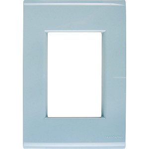 Placa 3 Posto 4X2 Azul Jeans Lizcor Tramontina 57106046