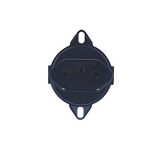 Tomada 2P+T 20 A 250 V Preta Tramontina 57111087