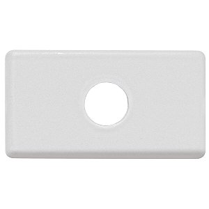 Tampo Com 1 Furo Diâmetro 9,5Mm Cor Branco Tramonti 57116092