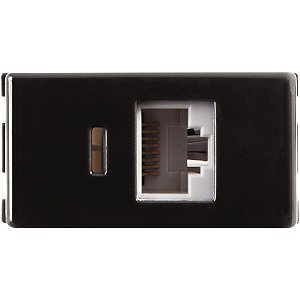 Módulo Tomada Dado Rj45 Cat6 Grafite Liz Tramontina 57215056