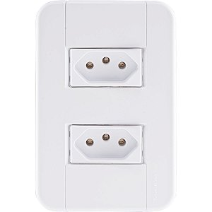 Conjunto 4X2 Com 2 Tomadas 10 A Tablet Branco 57240065