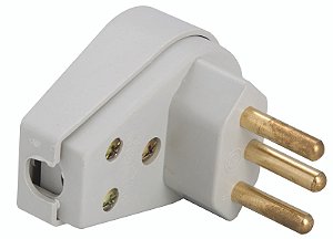 Plugue Angular 20A Cor Cinza Priscus Tramontina 57401114