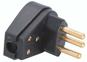 Plugue Angular 10A Cor Preto Priscus Tramontina 57403110