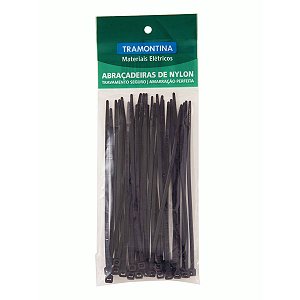 Abraçadeira Nylon 108 Mm X 2,5 Mm X 1,0 Mm Preta 57530059