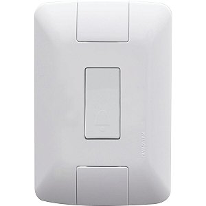 Conjunto 4X2 1 Pulsador Campainha Aria Branco 57241007