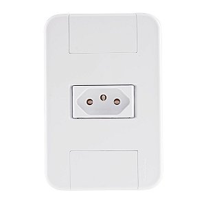 Tomada 2P+T 10A/250V Tablet Br Tramontina 57240210
