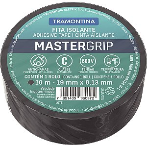 Fita Isolante Preta 10M 0,13X19Mm Tramontina 57545001