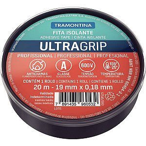 Fita Isolante Preta 20M 0,18X19Mm Tramontina 57545580