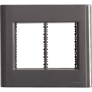 Placa 6 Postos 4X4 Giz Titanio Tramontina 57200082