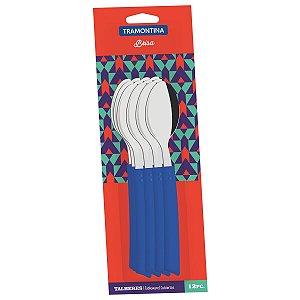 Conj Colher Mes Inox 12Pc Brisa Azul Tramontina 23153910