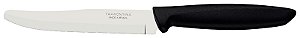 Faca Fruta Inox 5 F/Liso Plenus Preto Tramontina 23440805