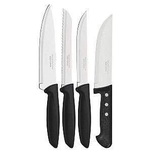 Faca Inox Plenus Preto Tramontina 23498034