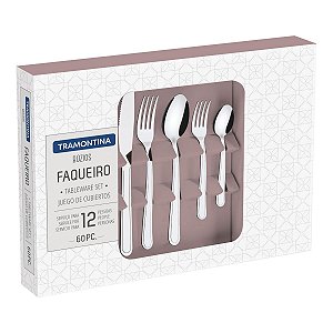 Faqueiro Inox 60Pc Buzios Tramontina 23798056