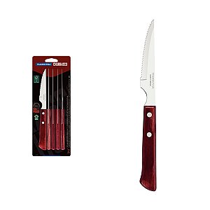 Cj Faca Inox 6Pc Vermelho Tramontina 29899172