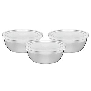 Jg Pote Inox 3 Pcs Tampa Freezinox Tramontina 64220190