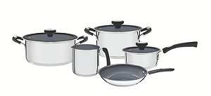 Jg Panelas Aco Inox 5Pc Solar Ceramic Tramontina 65120033