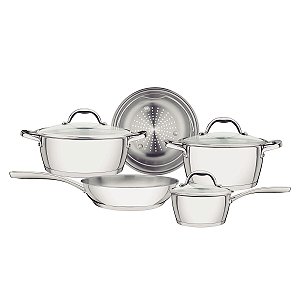 Jg Panelas Aco Inox 5Pcs  Opus Tramontina 65260010