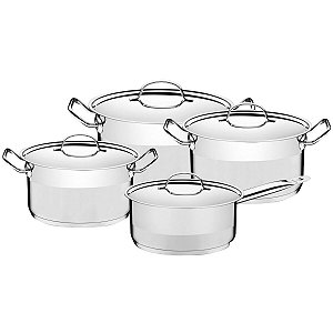 Jg Panelas Aco Inox 4Pcs Professional Tramonaltina 65620176