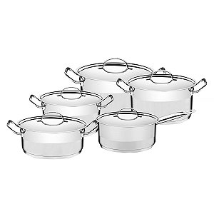 Jg Panelas Aco Inox 5Pcs Professional Tramonaltina 65620186