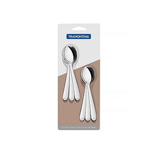 Jg Colher Cha Aco Inox 6Pcs Tramontina 66901071
