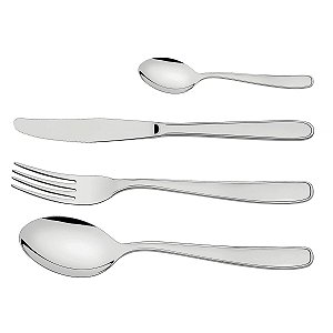 Faqueiro Aco Inox 24Pcs Maresias Tramontina 66902976