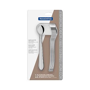 Jg Colher Refresco Aco Inox 12Pc Angra Tramontina 66903206