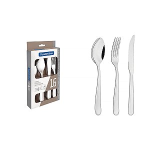 Faqueiro Aco Inox 16Pcs Angra Tramontina 66903654