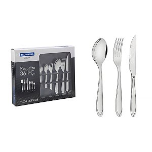 Faqueiro Aco Inox 36 Pcs Laguna Tramontina 66906133