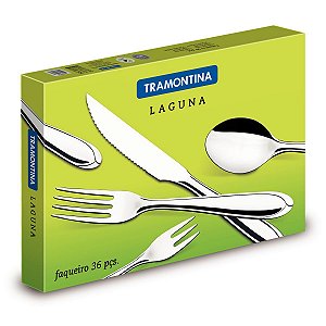 Faqueiro Aco Inox 36Pcs Laguna Tramontina 66906154