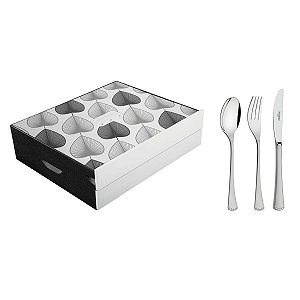 Faqueiro Aco Inox 42Pcs O Cristal Tramontina 66909200