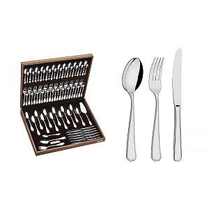 Faqueiro Aco Inox 76Pcs C/Estojo Tramontina 66912300